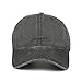 VANCIC Low Profile Washed Brushed Twill Cotton Adjustable Baseball Cap Dad Hat for Men Women (Dark Grey)