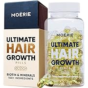 M MOÉRIE Hair Growth Supplement for Thicker Hair - 60 Pills, 1 Month Supply