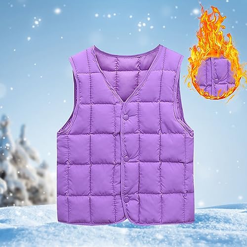 Toddler Boys Girls Down Vest Coat Front Buckle Solid Color Children's Jacket Vest Warm Autumn Winter Waistcoat2