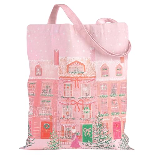 Loveinside Christmas Canvas Tote Bag for Women,...