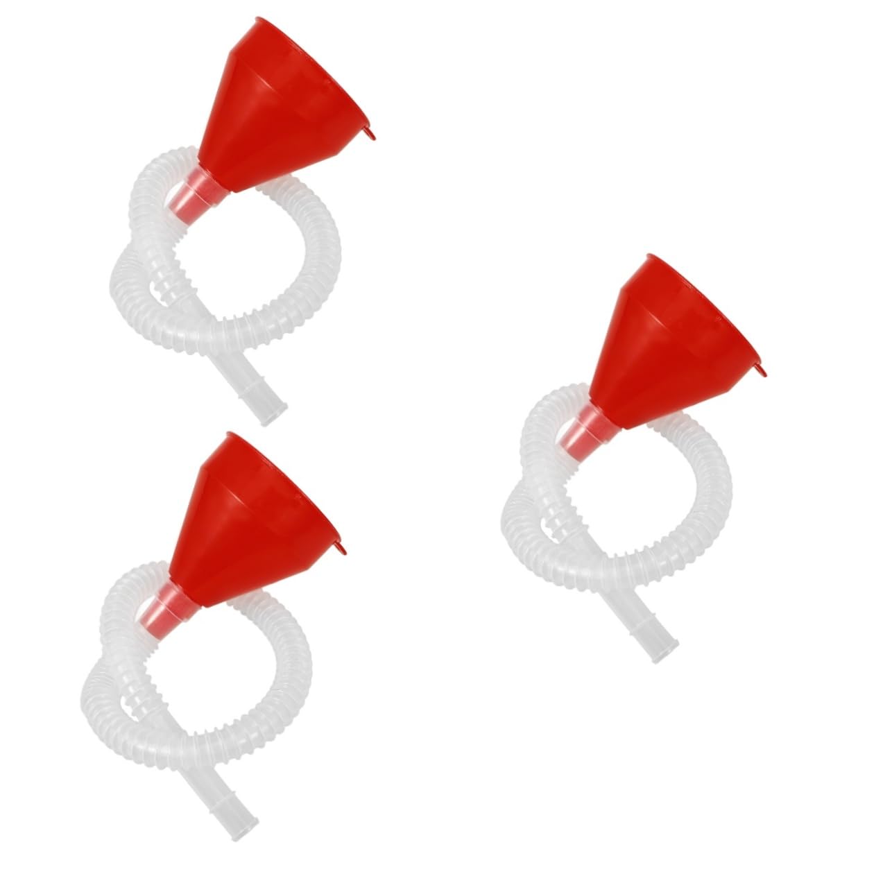 3pcs Flexible Hose Funnel for Oil Heavy-Duty Oil Funnel Extension Hose for Cars Motorcycles for Quick Refueling and Fluid Changes Versatile Automotive Tool Filter