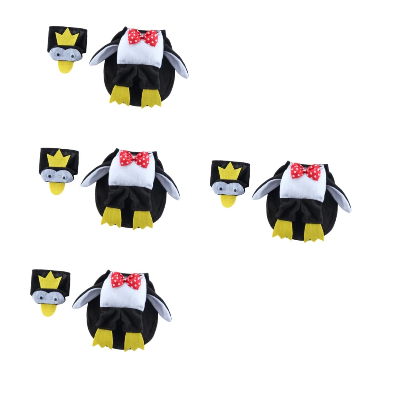 Costume de pingouin pour chien YARNOW : lot de 4 capes d'Halloween pour chiot