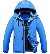 Dr.Cyril Kids' Waterproof Fleece Lined Ski Jacket