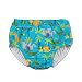 i play Boys' Snap Reusable Absorbent Swimsuit Diaper, Aqua Jungle, 9-12 Months Baby