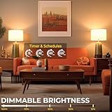 BrightWish E14 LED Corn Light Bulb 4W(40W Equivalent), Dimmable Corn Led Bulbs with Timer, 3 Colour Changing, 3000K/4000K/6000K, E14 Small Edison Screw SES LED Corn Lamp for Home Lighting, 2 Packs - Image 3