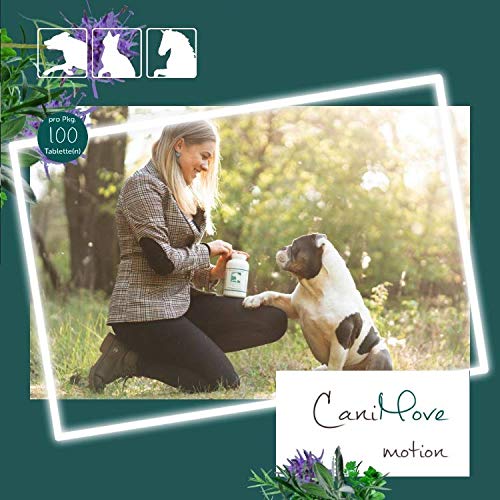 CaniMove Motion Maxi - 100 Gelenktabletten (340 g) für große Hunde mit degenerativen Problemen des Bewegungsapparates
