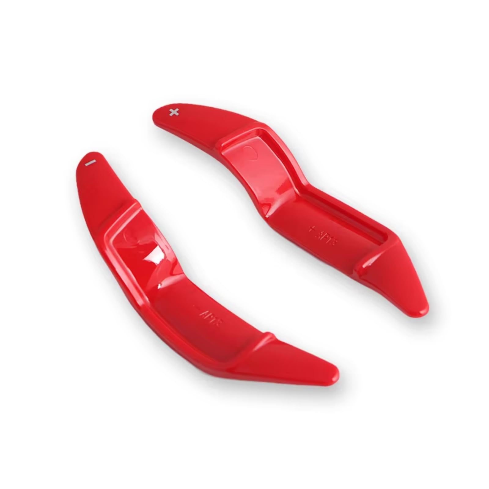 Ymnhbik Red Gear Shift Paddles Compatible With Mini For Cooper S Jcw For Roadster Coupe For Paceman For Cooper R55 R56 R57 R58 R59 R60 R61 Car Paddle Shifters(Red)