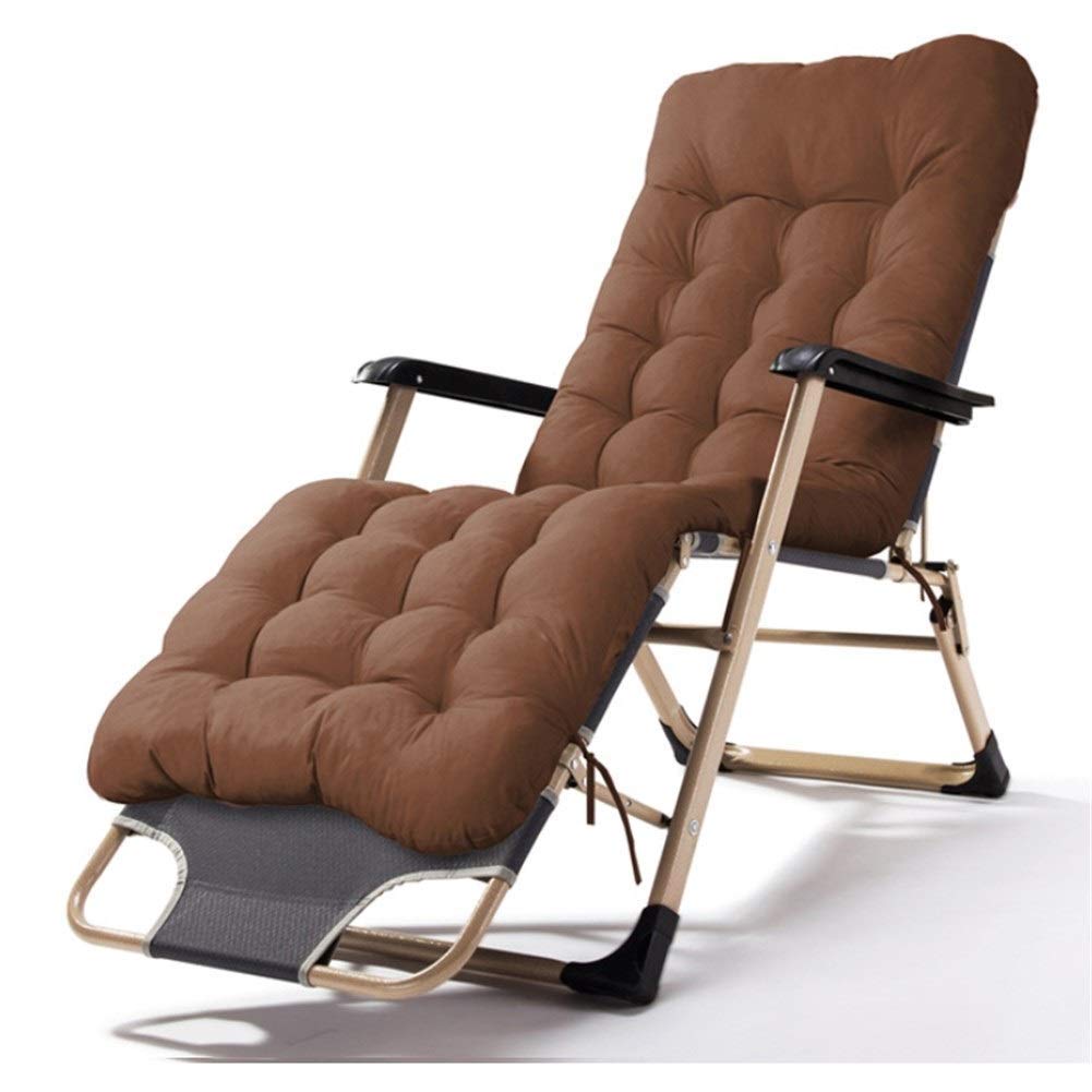 Chaise Longue avec coussin pour soulager le dos sur votre patio extérieur