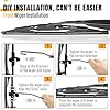 AUTOBOO 13"+13" Wiper Blades Replacement for Jeep Wrangler TJ Front Windshield Wipers 1997 1998 1999 2000 2001 2002 2003 2004 2005 2006- Original Factory Quality (Pack of 2) #3