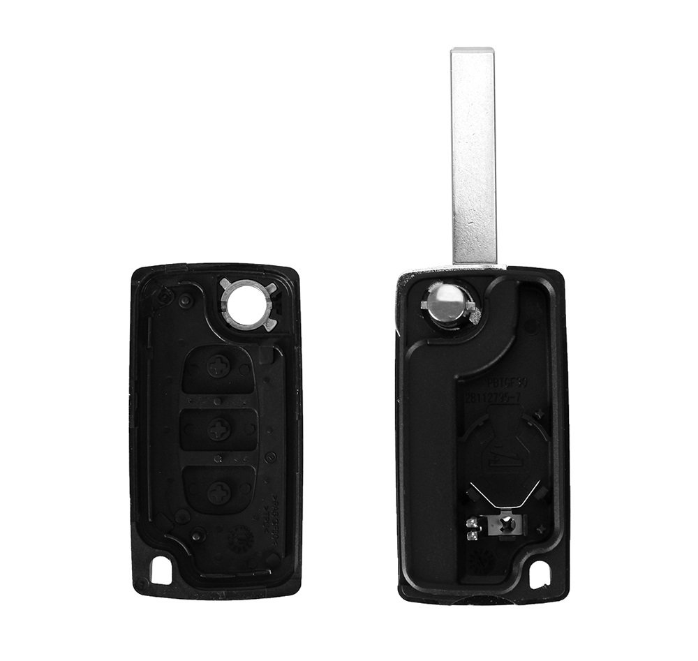 COQUE CLE PLIP Citroën C4 Picasso lame avec rainure 3 BOUTONS (PHARE) RÉF: CE0536 | eBay