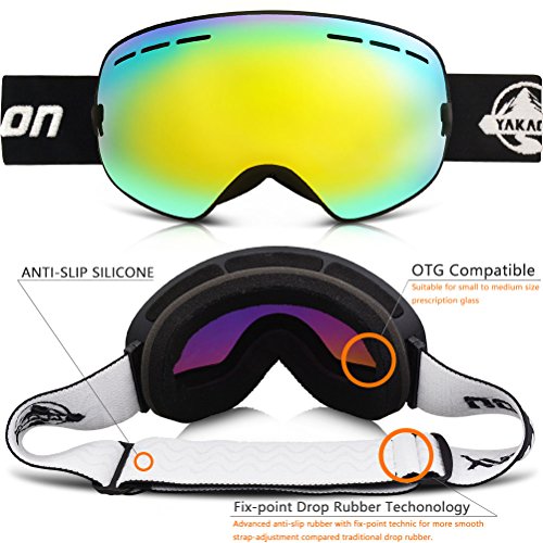 YAKAON Y1 Maschera da Sci, Occhiali da Sci da