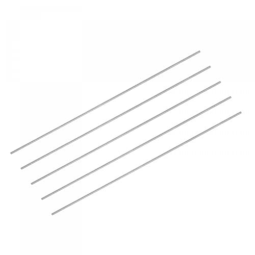 Miniatura 9 de uxcell Varilla de acero redonda, 0.035 in HSS 63-65 HRC Torno Bar Herramienta de 2.362 in de largo para eje de engranaje de taladro, tornos