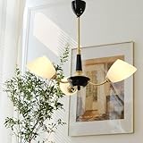Design moderneCette suspension est dotée d'un abat-jour en verre blanc laiteux, à la fois simple et élégant, qui apporte une touche de style tout en illuminant votre pièce et en créant une ambiance parfaite. Elle s'accorde avec différents styles, notamment européen, français et contemporain.