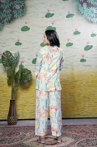 Image of GRECIILOOKS Co Ord Set For Women Stylish Floral Print | Kurta Sets For Womens | Anarkali Suit For Woman | Short Kurti For Womans | Pakistani Suits For Women's Kurta Set's
