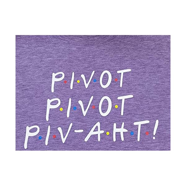 AEURPLT-Womens-Pivot-Funny-Cute-Graphic-T-Shirt-Short-Sleeve-Summer-Shirts Women Teen Girls Pivot Funny Cute Graphic T Shirt Tops Tees TV Show Merchandise