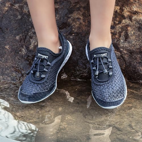 Image of DOUSSPRT Water Shoes for Kids Boys Girls Quick Dry Beach Sports Swim Pool Aqua Shoes for Toddler /Little Kid /Big Kid