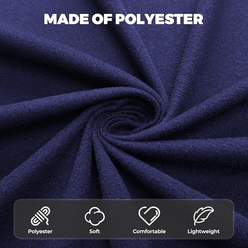 Vulcanodon Mens Button Down Pajama Set, Soft Classic Lapel Sleepwear Flannel Long Sleeve Pajama Set for Men2