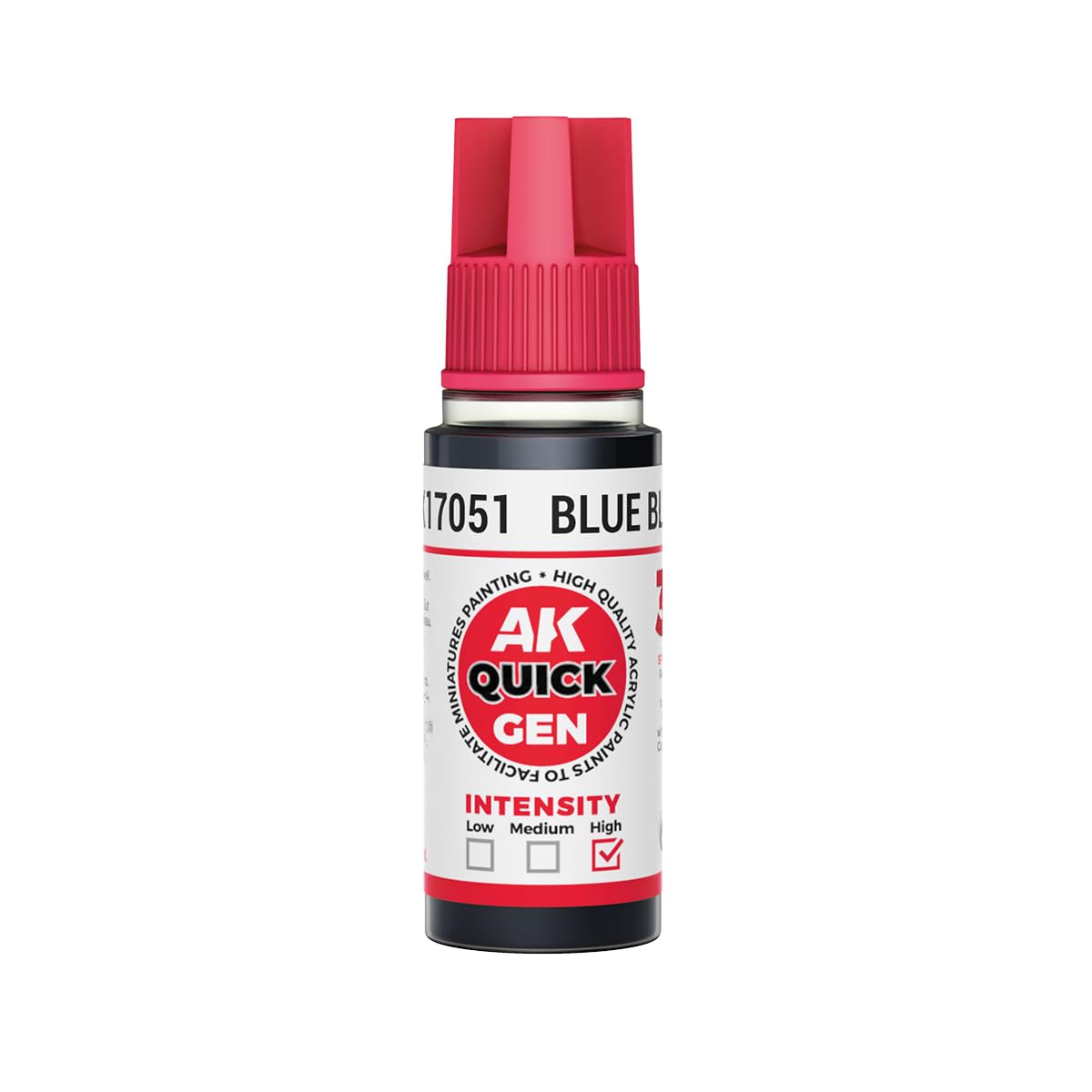 AK Interactive Quick Gen 17051 Blue Black 18ml Acrylic Paint