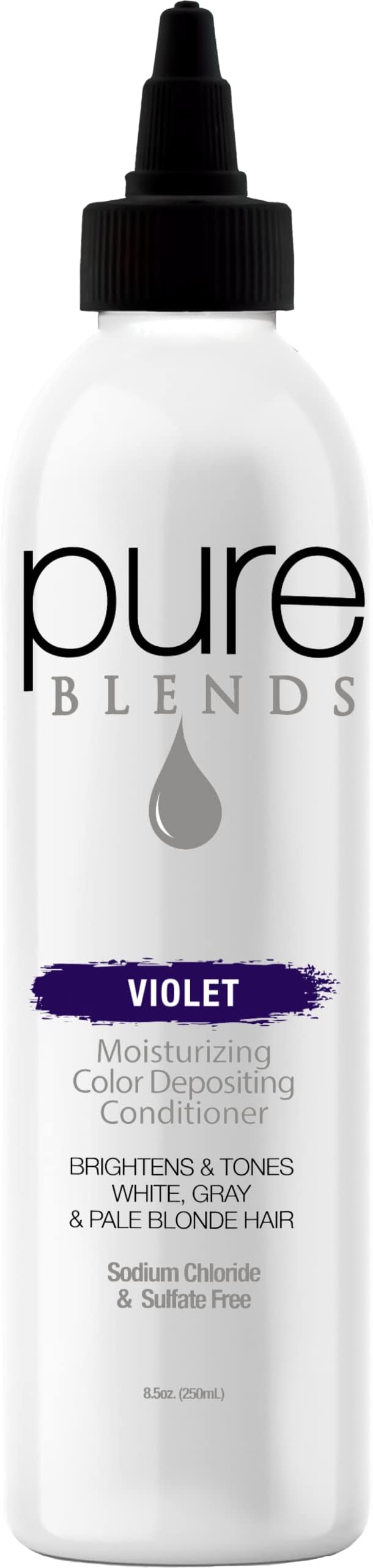 Violet Moisturizing Color Depositing Conditioner - Brighten & Tone Faded Hair, Semi Permanent Dye to Prevent Fade, Extend Color Service for Treated Hair, 8.5 Oz.
