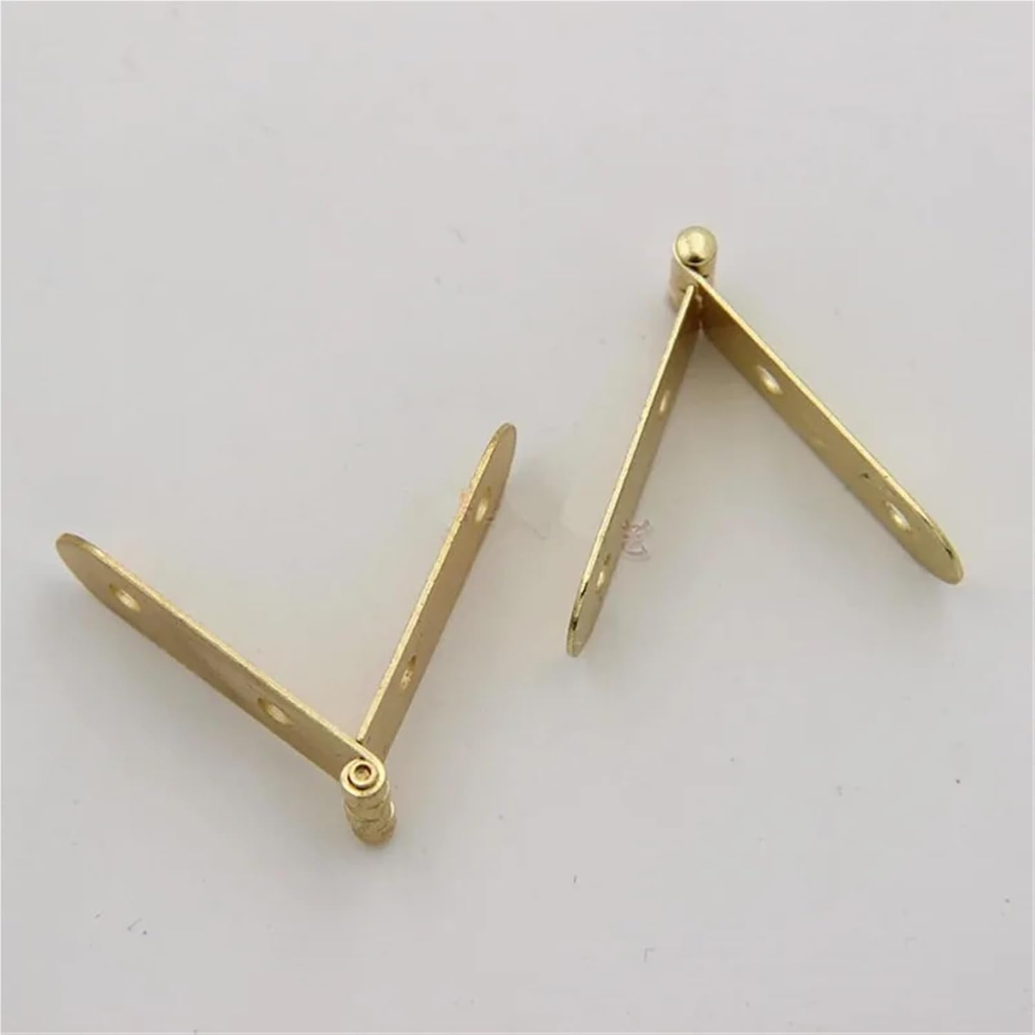 Lengthened Gift Box Flap Small Hinge Folding Wooden Box Iron Hinge Hardware Accessories 1Pcs