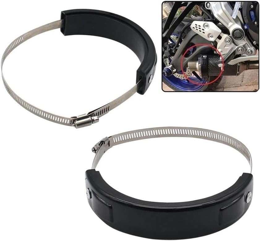 for Time Off-Road Motorcycle General Exhaust Anti-Drop Ring Exhaust Protection Ring Off-Road Exhaust Anti-wear Ring Heat Shield Wraps