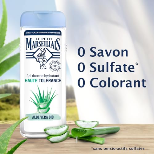 Le petit marseillais gel douche hydratant aloe vera bio 400ml - vue 4