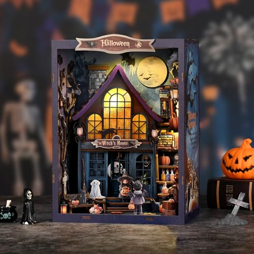 MOSTCLOUD Halloween House Book Nook Kit — DIY book nook kit