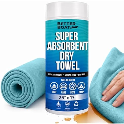 Super Absorbent Towels, Synthetic Chamois Cloth for Car and Boat Drying