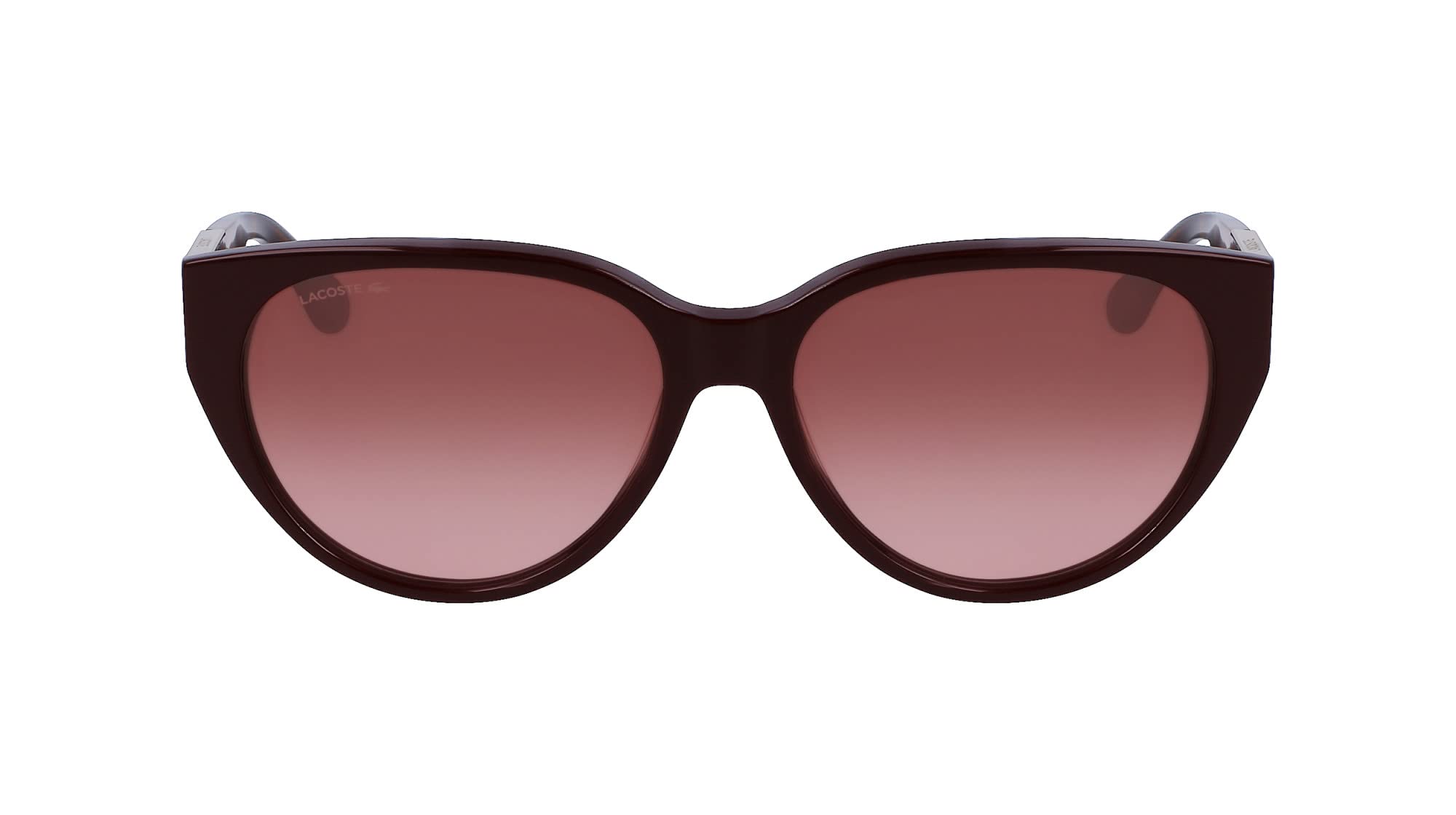 Lacoste Women's Sunglasses L985S - Dark Red with Gradient Burgundy Rose Lens