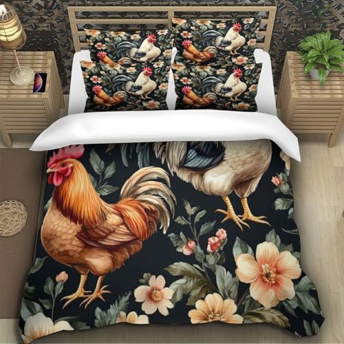 Housse de couette microfibre hypoallergénique ultra douce et résistante avec fermeture éclair