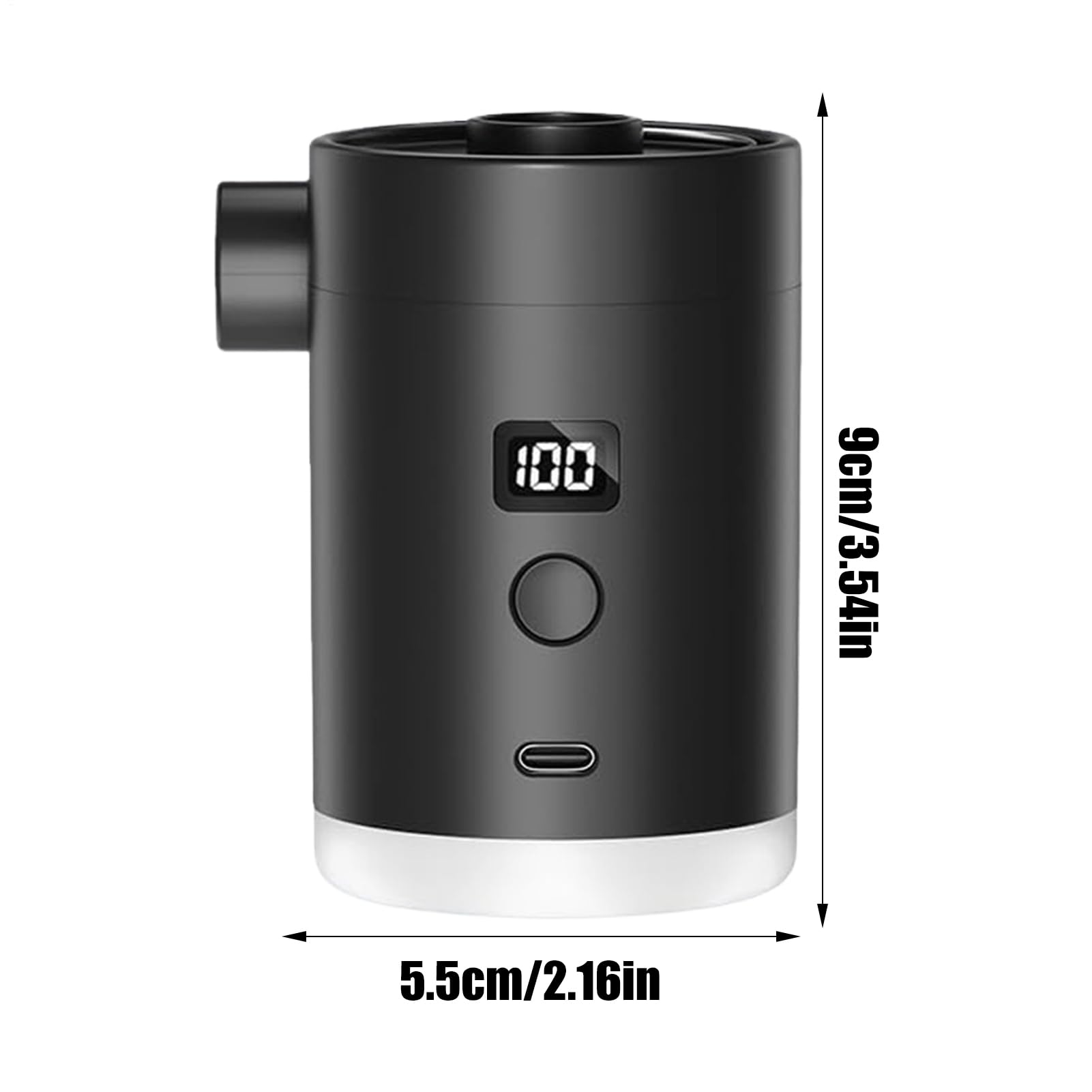 Bomba eléctrica para inflables, pantalla LED inalámbrica, inflador portátil