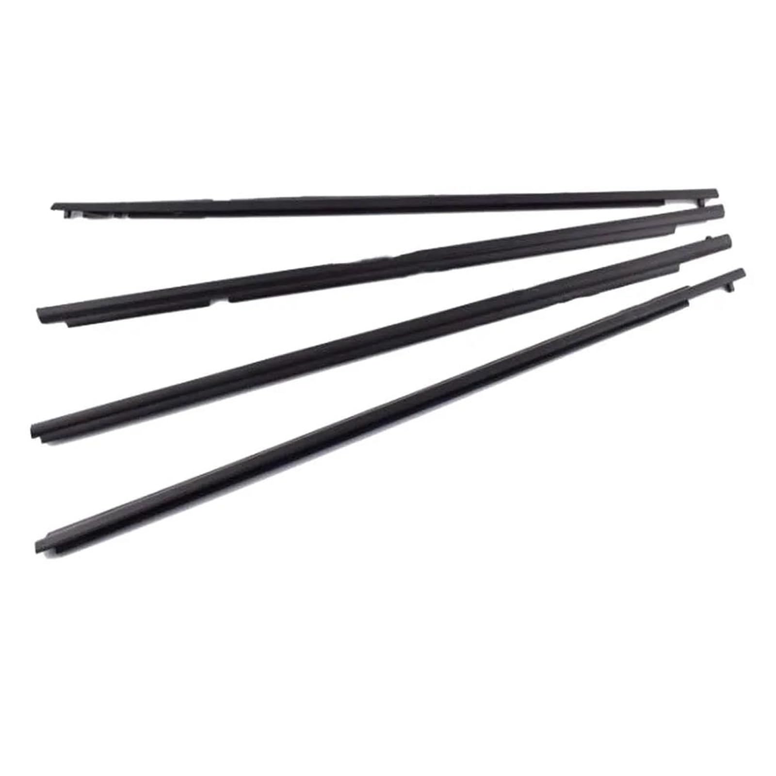 Ysdsls Black Car Door Outside Window Belt Molding Trim Weatherstrip For Toyota For Corolla 2007-2014