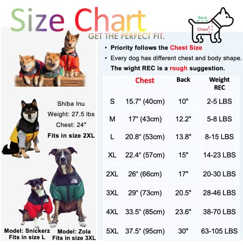 Chochocho Cozy Dog Coat, Stylish Dog Jacket, Warm Dog Cold Weather Coats, Snow Dog Winter Coat, Dog Winter Jacket For Dogs, Cats, Puppies Small Medium Large (L, Green) #TOP2