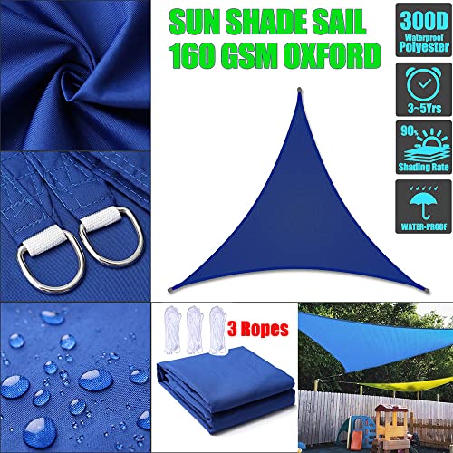 Voile d'ombrage triangulaire en polyester haute qualité traité PU