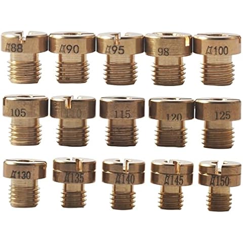 Mingdun 15 X Carburetor Carb Main Jet Kit For Mikuni 26mm 28mm VM22 VM24 VM26 VM30 88-150 N100/604 Cover