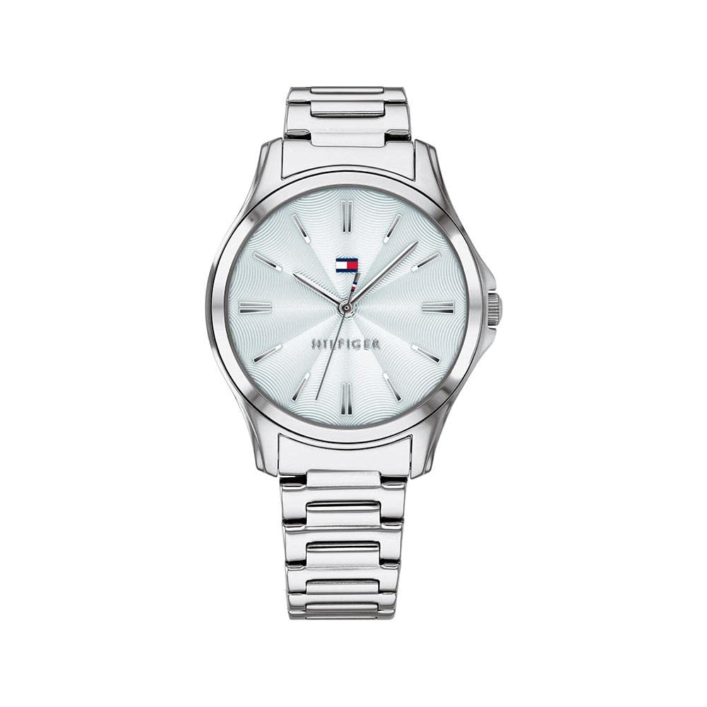 Tommy Hilfiger Reloj Analógico de Cuarzo para mujer con Correa en Acero Inoxidable plateada - 1781949