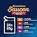 Felix Sensations Saucen Katzenfutter nass, Sorten-Mix, 4er Pack (4 x 24 Beutel à 85g)