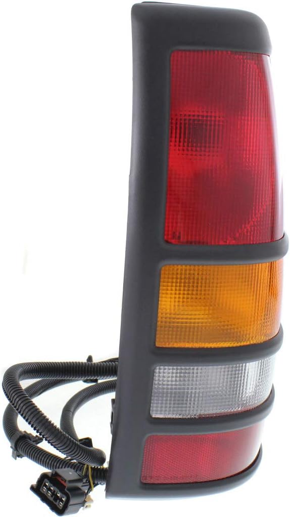 For Chevy/GMC Silverado/Sierra 2001-2003 Tail Light Assembly Passenger Side 3500 Series w/Black Bezel | GM2801166 | 15198461