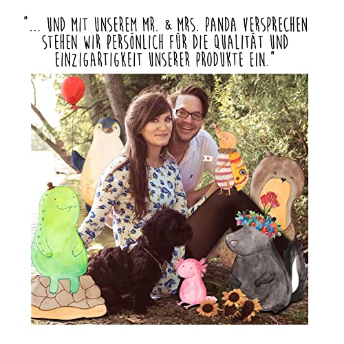 Mr. & Mrs. Panda Untersetzer Glas Mops Krone - Geschenk, König, Tasse, Sprüche, Tassen, Hund, Königlich, Design, gläseruntersetzer, Allergisch, Coaster, für Gläser