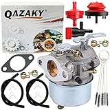 QAZAKY Carburetor Kit Compatible with Tecumseh 640298 OH195SA 5.5HP OHSK70 7HP 4-Cycle 2-Stage Engine Snowblower Craftsman Toro 38571 38575 38576 38577 CCR 6053 Snowthrower Ariens 932036 932504 ST524