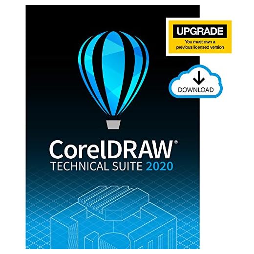 [Old Version] CorelDRAW Technical Suite 2020 Upgrade | Technical Illustration & Drafting Software [PC Download]