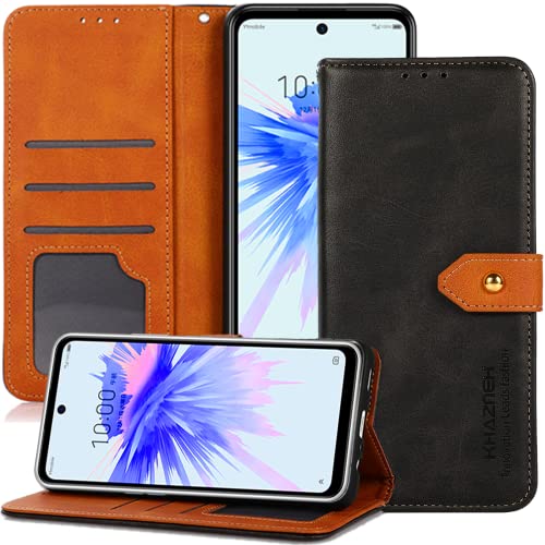 For ZTE Libero 5G II ケース 手帳型 カバー レンズ保護 カード収納 横置き スタンド機能 高級 PUレザー Ubefuu リベロ 5G II ケース 財布型 軽量 耐衝撃 全面保護 マグネット式 横開き 充電対応 Libero 5G II用 携帯カバー