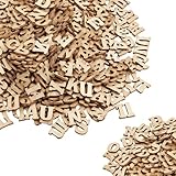 500 Stück 15mm Holzbuchstaben, Scrabble Buchstaben Aus Holz, Zum Basteln Und Malen, Für Frühunterricht, Hochzeitsdekoration, Kleinbuchstaben, Für DIY-Handwerk Und Dekoration