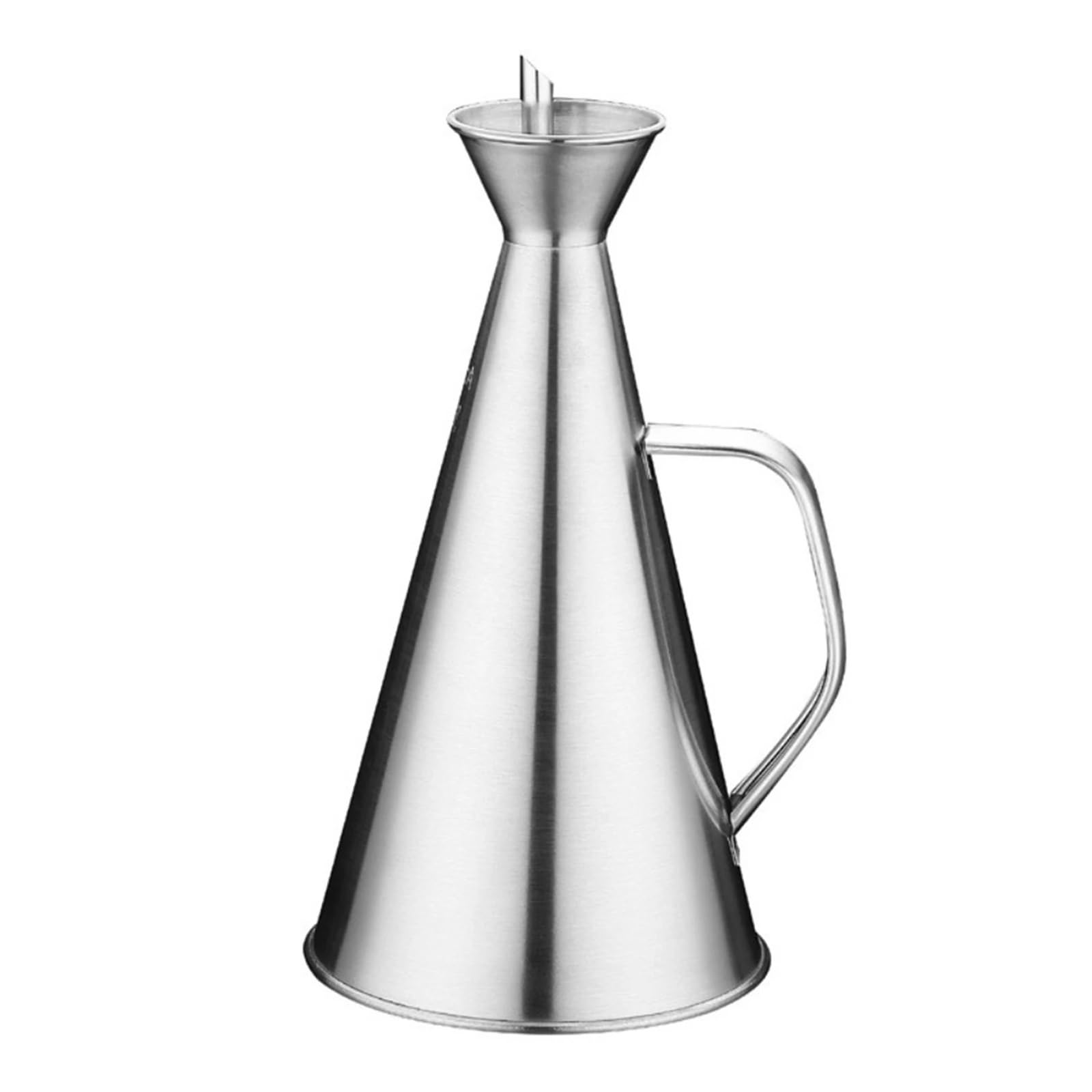 EnxJire Oil Bottle 500ML Stainless Steel Olive Oil Bottle Vinegar Sauce Seasoning Dispenser Condiment