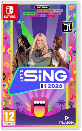 Let's Sing 2026 Switch jeu de chanson playlist francaise et internationale