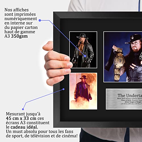 The Undertaker Photo Autographe Signée Édition Cadre Noir Format A3 - 3
