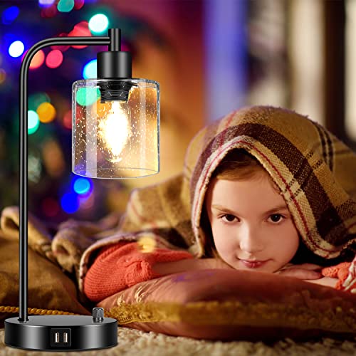 Seeded Glass Shade Cylinder Glass Lamp Shade Replacement Glass Shade #TOP6
