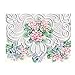 Carol's Rose Garden African Violets Blank 10 Card Set Portfolio