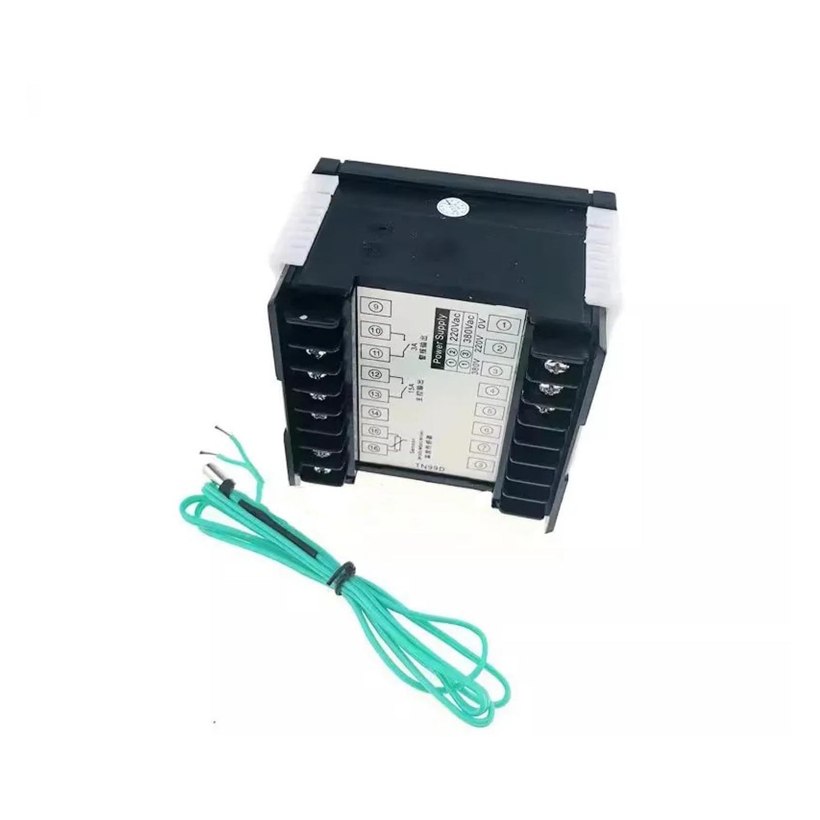 Regulator temperatury TN99 300 stopni, cyfrowy przełącznik kontroli temperatury z alarmem i sondą (silikonowa próbka 3 m)