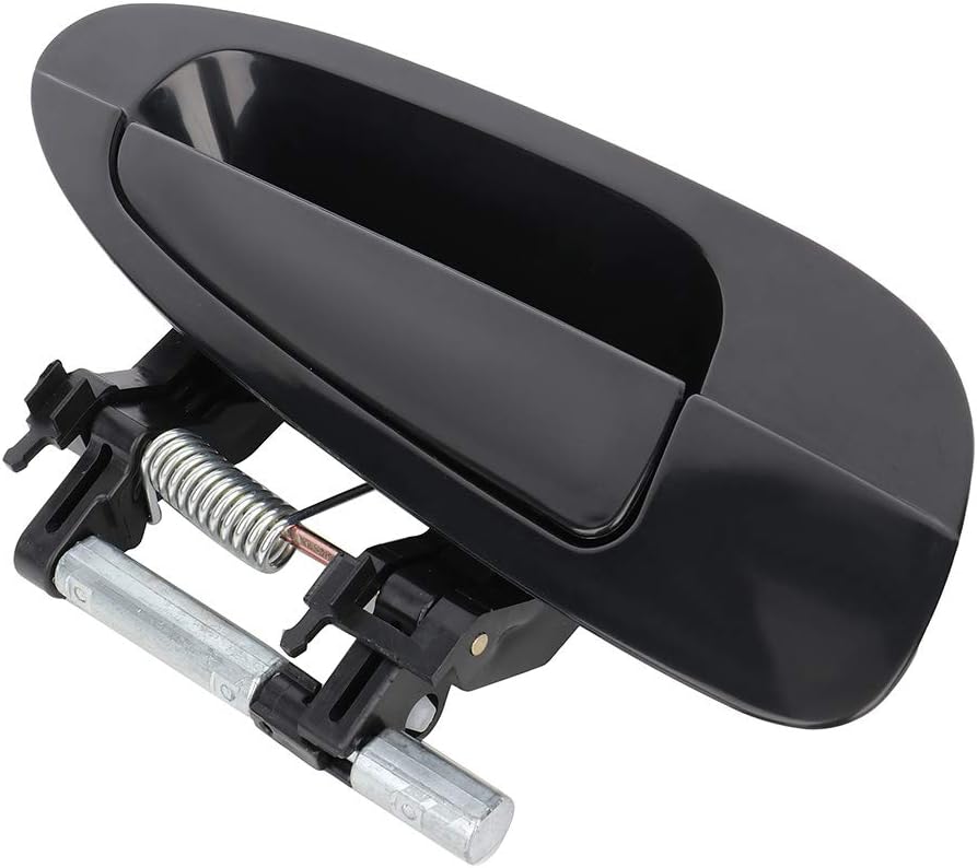 ECCPP Door Handles Exterior Outside Outer Driver Passenger Side for 2002-2006 for Nissan Altima Black(4pcs)(4pcs)